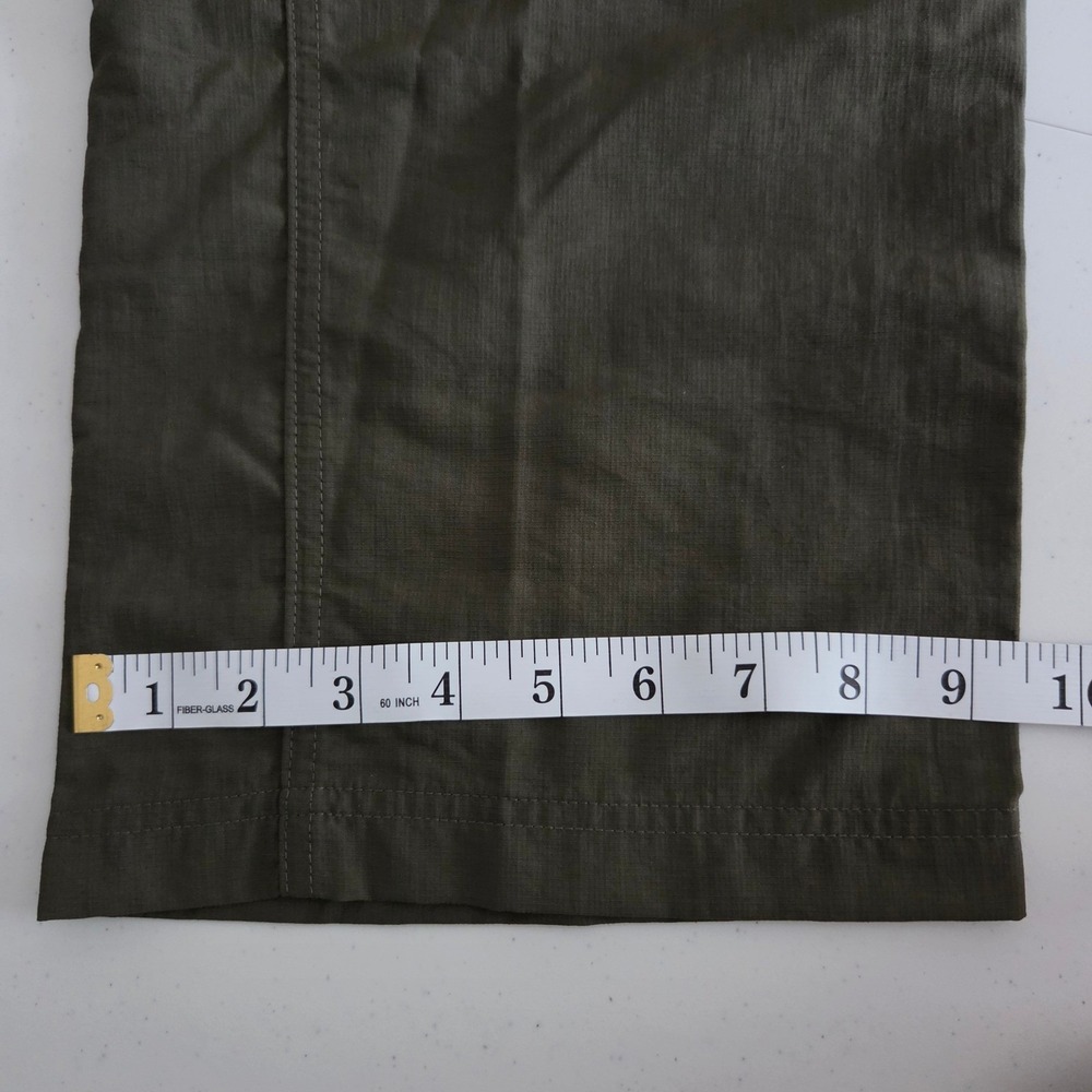 The North Face Womens Olive Green Ripstop Hiking Cargo Pants Straight Leg Sz 8 - Picture 8 of 14